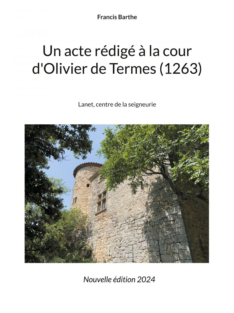 Un acte rédigé à Lanet en 1263